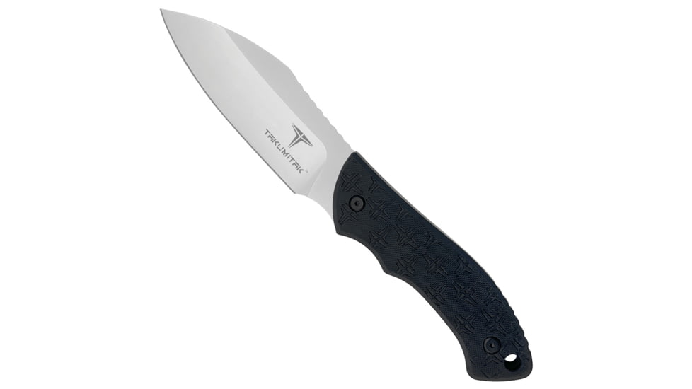 Takumitak Day 500 Fixed Blade Knife, 4.5in, D2, Sheepsfoot, G10 Handle, Silver, TKF206SL