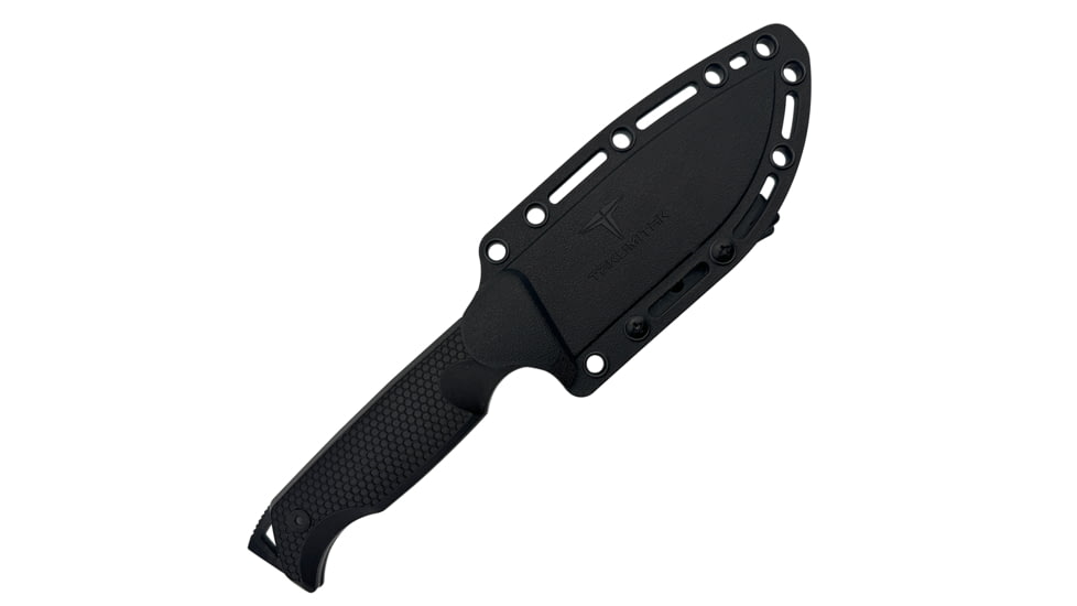 Takumitak Easy Night Fixed Blade Knife, 4.25 in Blade, 3cr13, Black, TKF304