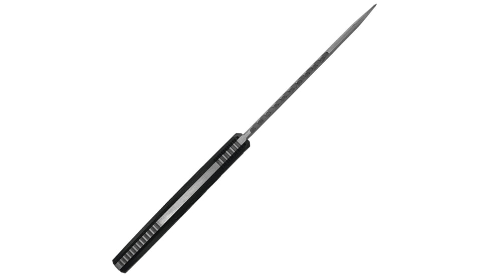 Takumitak Exit Point Fixed Blade Knife, 5.5in, D2, Drop Point, G10 Handle, Silver, TKF211SL