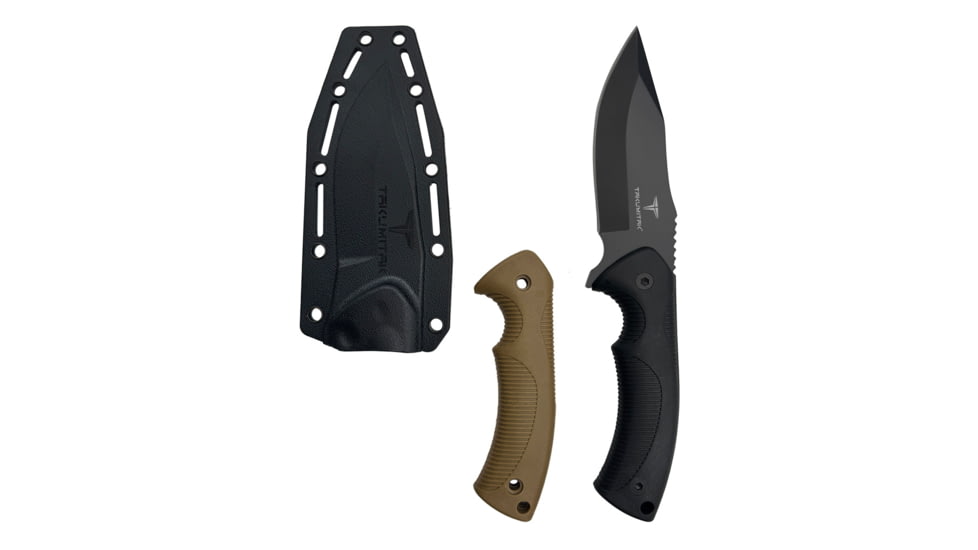 Takumitak Fit Fixed Blade Knife, 4.25 in Blade , 3cr13, Black, TKF306