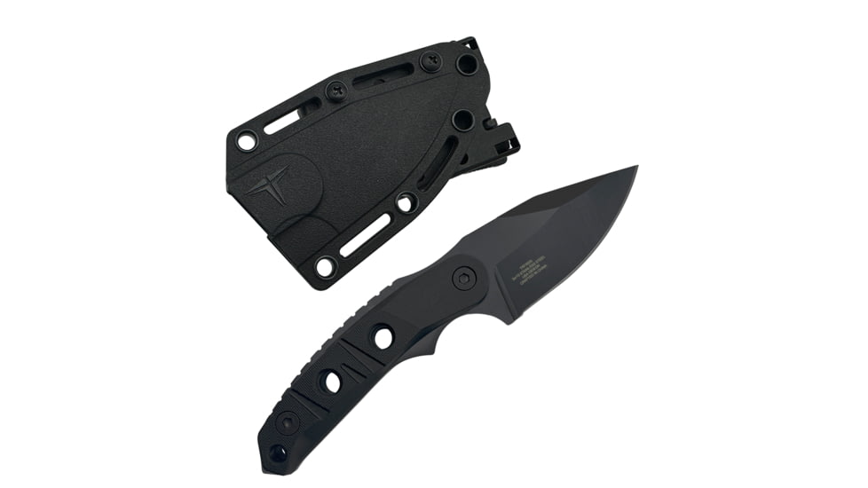 Takumitak Golden Ratio Fixed Blade Knife, 2.5 in Blade , 3cr13, Black, TKF3S03