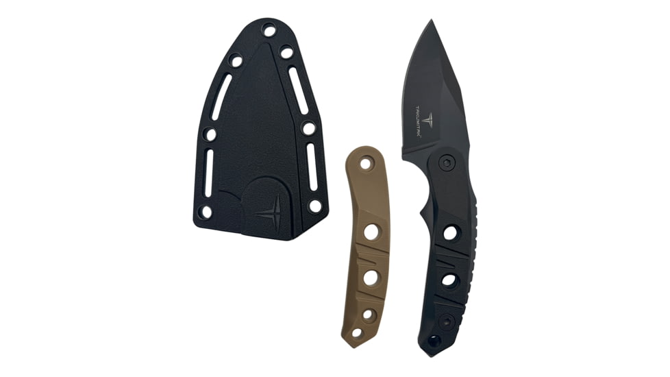 Takumitak Golden Ratio Fixed Blade Knife, 2.5 in Blade , 3cr13, Black, TKF3S03