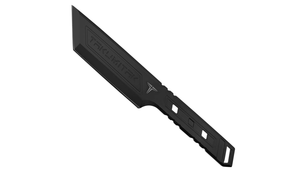 Takumitak Hard End Fixed Blade Knife, 4.75 in Blade , 3cr13, Black, TKF315