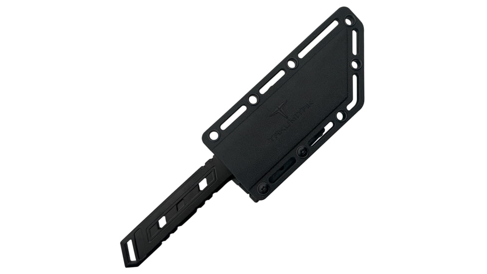 Takumitak Hard End Fixed Blade Knife, 4.75 in Blade , 3cr13, Black, TKF315