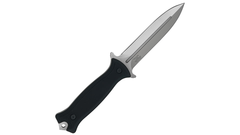 Takumitak Havoc Fixed Blade Knife, 4.75in, D2, Spear Point, G10 Handle, Silver, TKF202SL