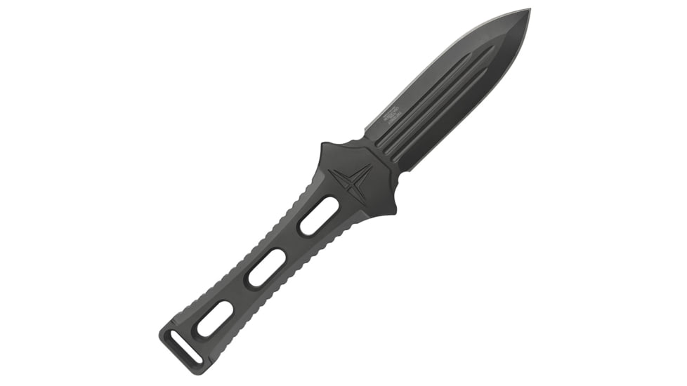 Takumitak Hidden Anger Fixed Blade Knife, 3.5in, D2, Spear Point, G10 Handle, Gray, TKF205GY