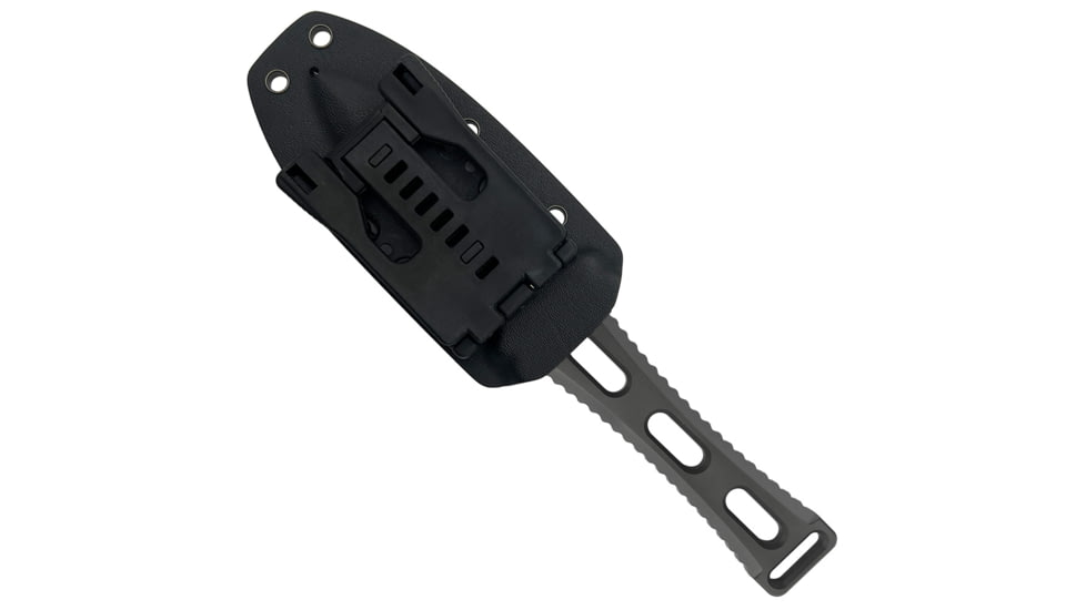 Takumitak Hidden Anger Fixed Blade Knife, 3.5in, D2, Spear Point, G10 Handle, Gray, TKF205GY