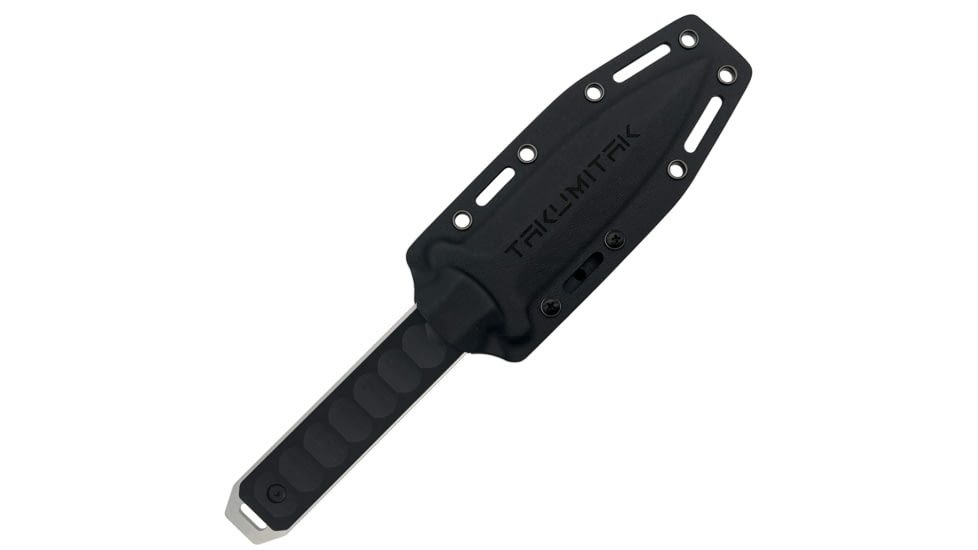 Takumitak Hitter Fixed Blade Knife, 5.5in, D2, Spear Point, G10 Handle, Silver, TKF214SL