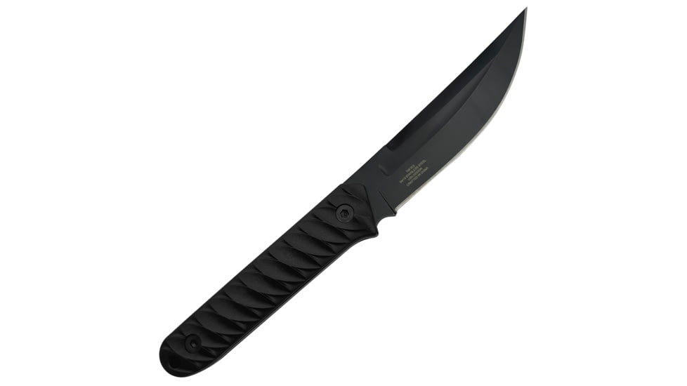 Takumitak Ninja Fixed Blade Knife, 4.25in, 3Cr13 Blade, Trailing Point, FRN, Black, TKF313