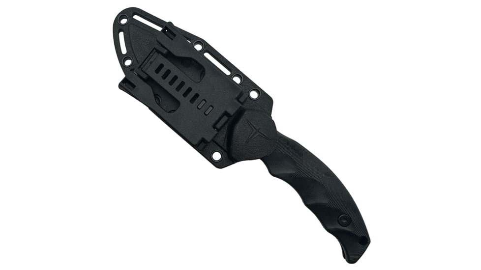 Takumitak Obsidian Fixed Blade Knife, 4.25 in Blade , 3cr13, Black, TKF317