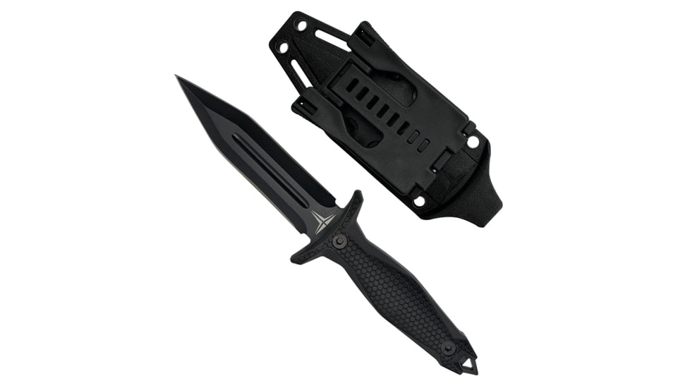 Takumitak Protector Fixed Blade Knife, 4.5 in, 3cr13, Black, TKF303