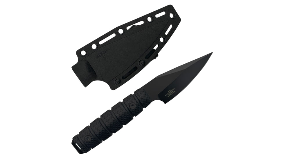 Takumitak Sector 3 Fixed Blade Knife, 4.5 in Blade , 3cr13, Black, TKF309
