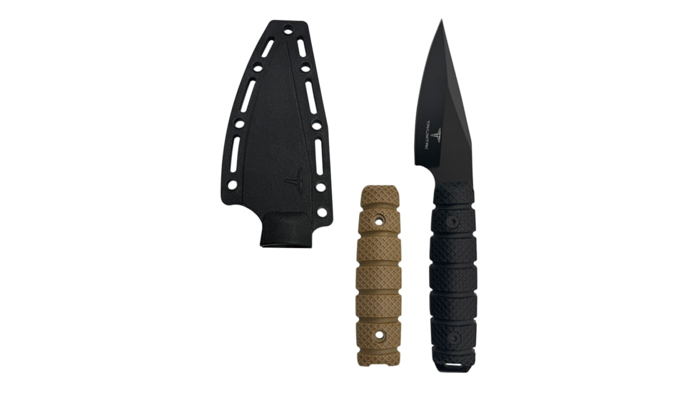 Takumitak Sector 3 Fixed Blade Knife, 4.5 in Blade , 3cr13, Black, TKF309