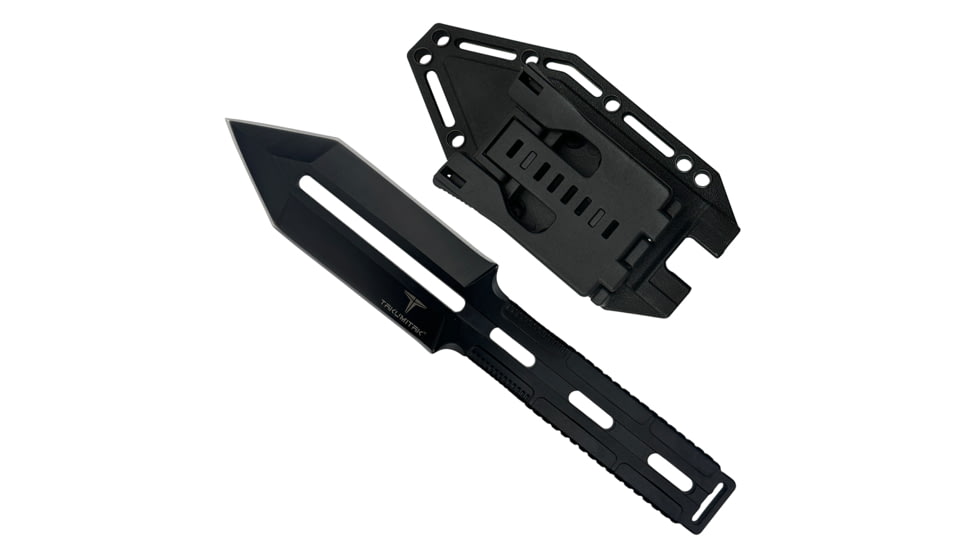 Takumitak Silence Fixed Blade Knife, 4.25 in Blade , 3cr13, Black, TKF311