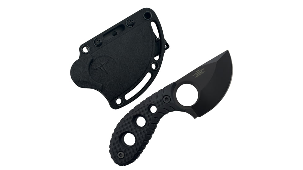 Takumitak Skinner Fixed Blade Knife, 2.5 in Blade , 3cr13, Black, TKF3S01