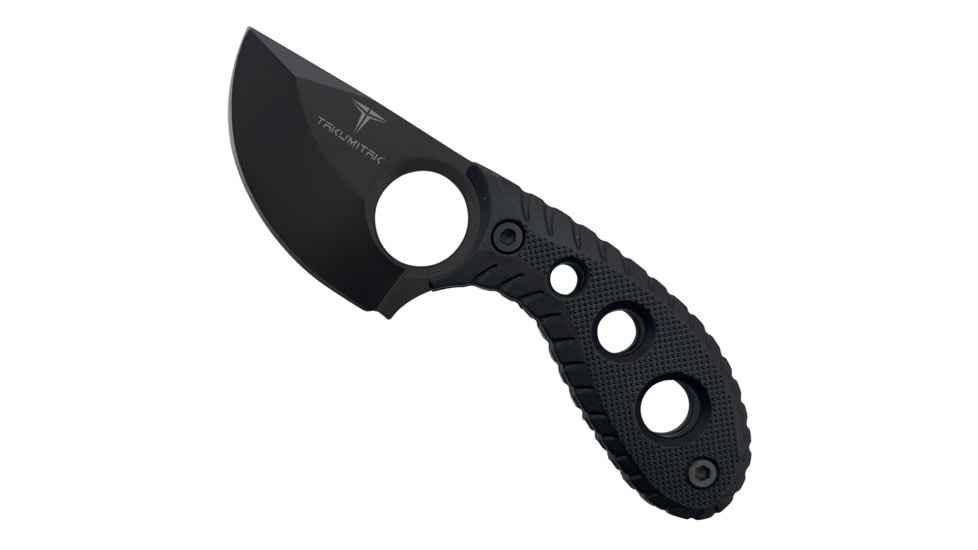 Takumitak Skinner Fixed Blade Knife, 2.5 in Blade , 3cr13, Black, TKF3S01