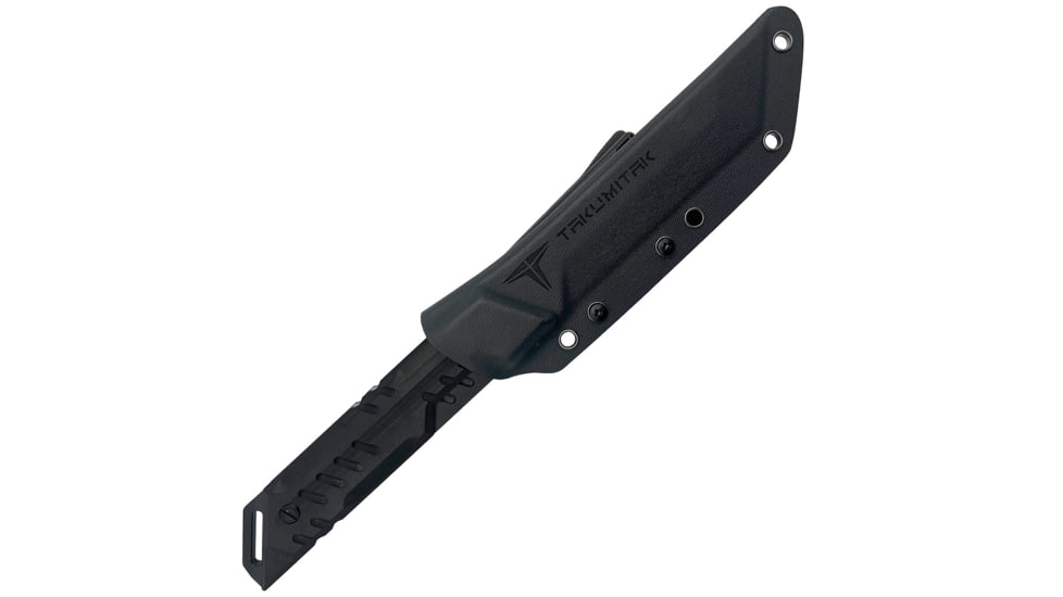 Takumitak Solution Fixed Blade Knife, 5.75in, D2, Tanto, G10 Handle, Black, TKF216BK