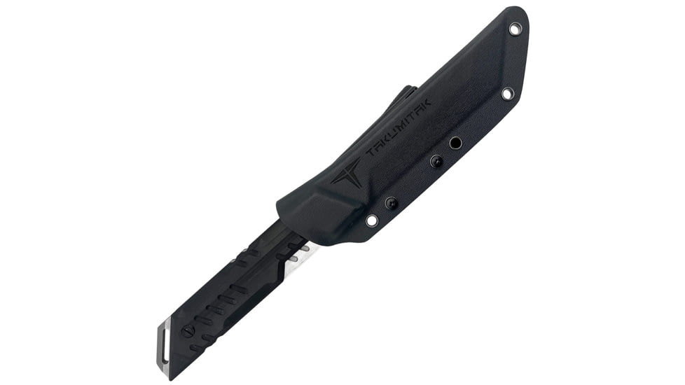 Takumitak Solution Fixed Blade Knife, 5.75in, D2, Tanto, G10 Handle, Silver, TKF216SL