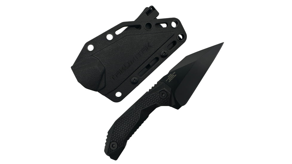 Takumitak Sparky Fixed Blade Knife, 2.9in, 3Cr13 Blade, Wharncliffe, FRN, Black, TKF3S09