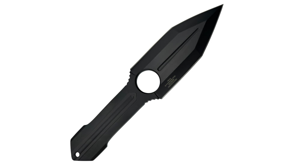 Takumitak Steel Rain Fixed Blade Knife, 4.63 in Blade , 3cr13, Black, TKF314