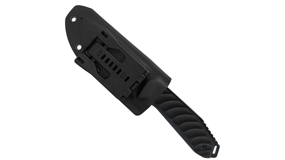 Takumitak Takumi Fixed Blade Knife, 4.5in, D2, Drop Point, G10 Handle, Black, TKF208BK