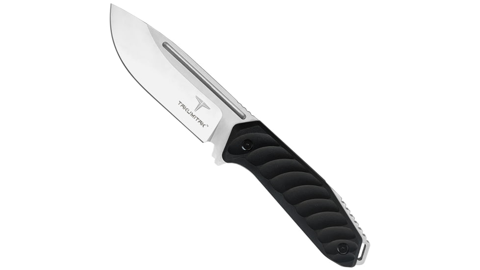 Takumitak Takumi Fixed Blade Knife, 4.5in, D2, Drop Point, G10 Handle, Silver, TKF208SL