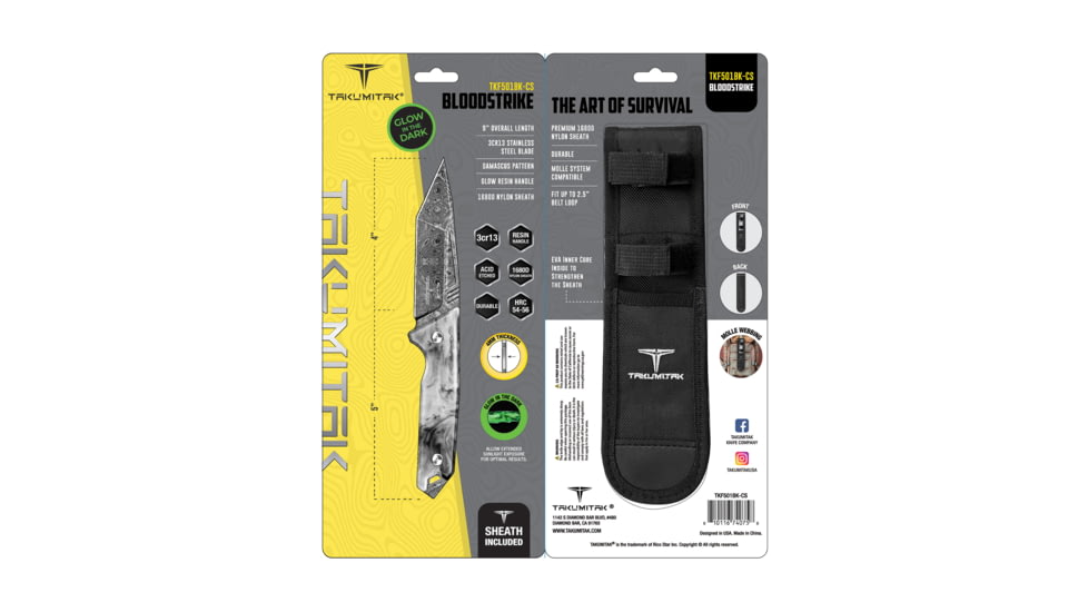 Takumitak Bloodstrike 4in Fixed Blade Knife