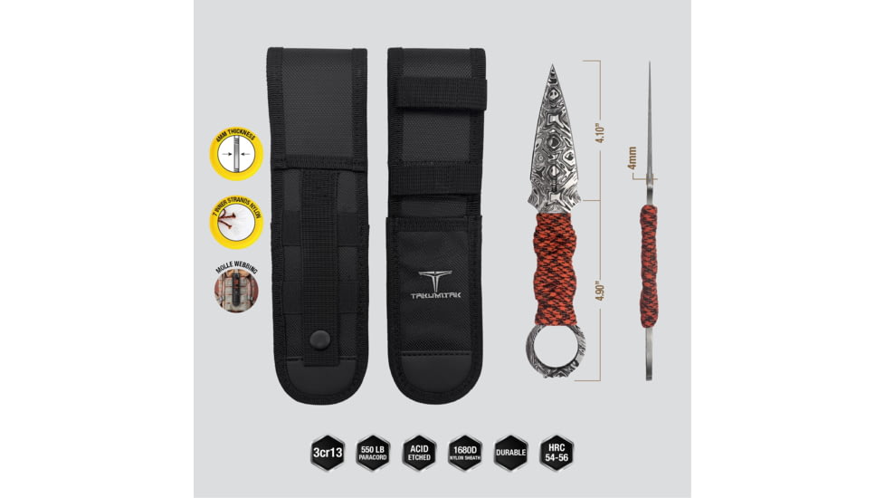 Takumitak Defender 4.1in Fixed Blade Knife