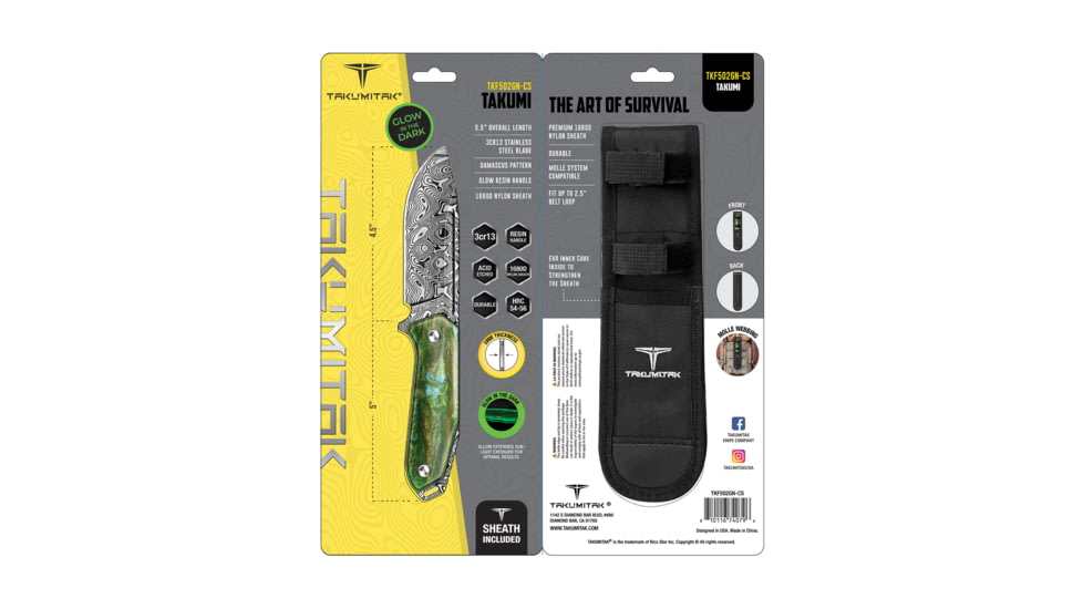 Takumitak Takumi 4.5in Fixed Blade Knife