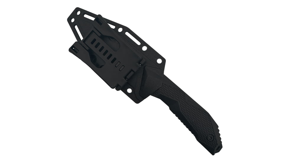 Takumitak Terminal Fixed Blade Knife, 4 in Blade , 3cr13, Black, TKF320