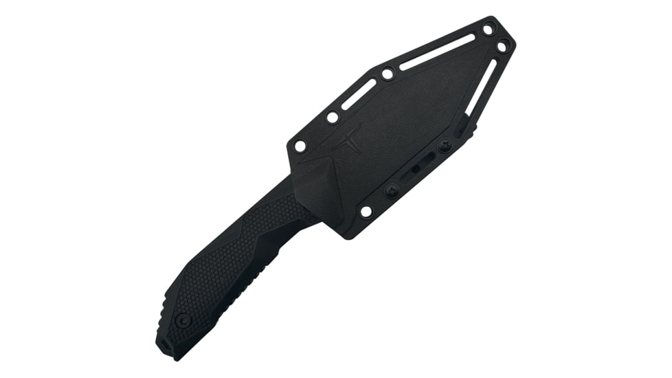 Takumitak Terminal Fixed Blade Knife, 4 in Blade , 3cr13, Black, TKF320