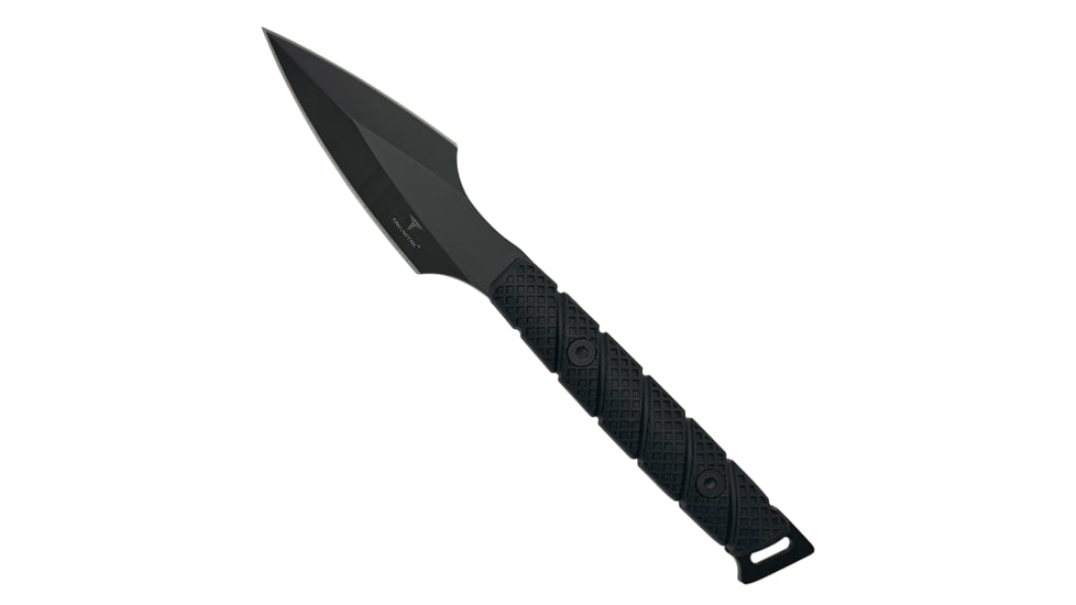 Takumitak Twisted Fixed Blade Knife, 4 in Blade , 3cr13, Black, TKF310