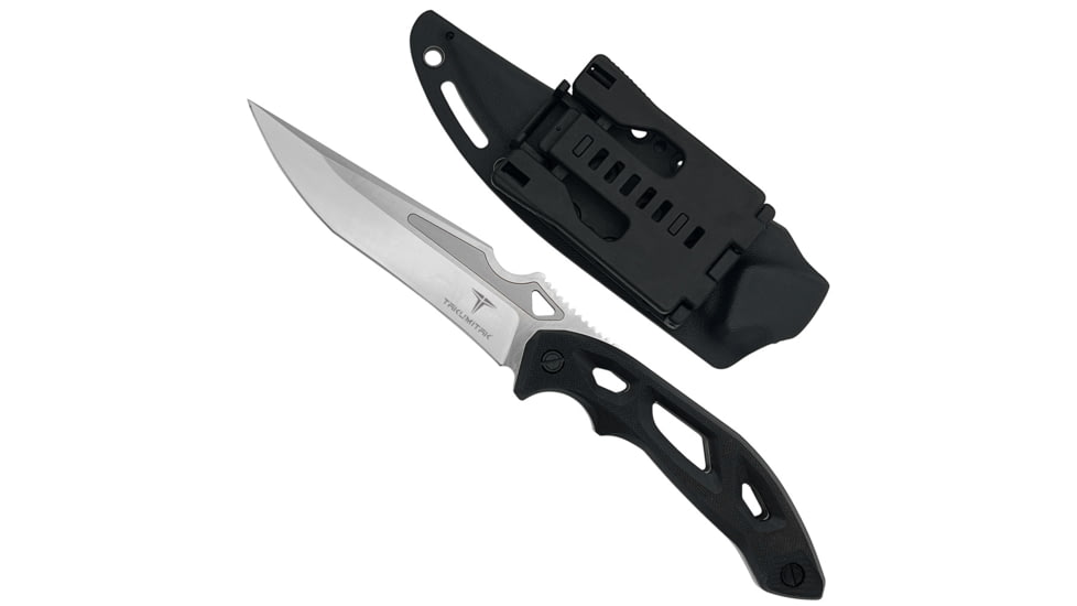 Takumitak Unhinged Fixed Blade Knife, 5in, D2, Drop Point Recurve, G10 Handle, Silver, TKF209SL