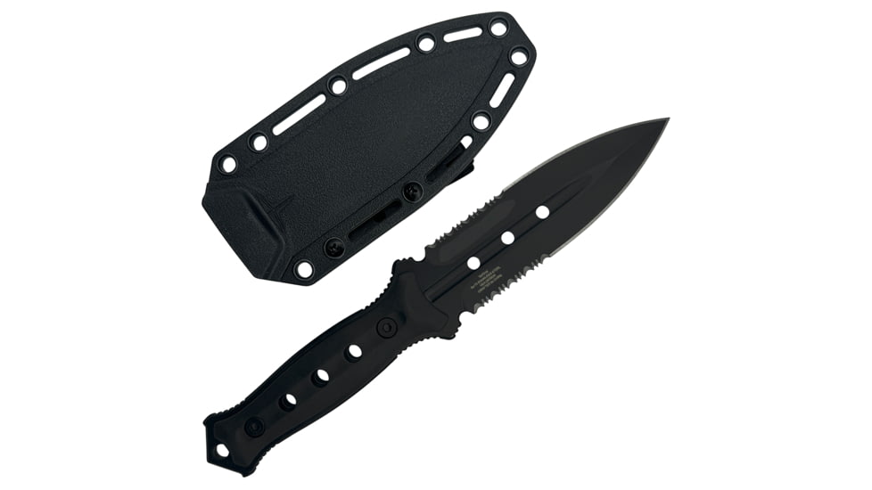 Takumitak Unrestricted Fixed Blade Knife, 4.5in, 3Cr13 Blade, Spear Point, FRN, Black, TKF316