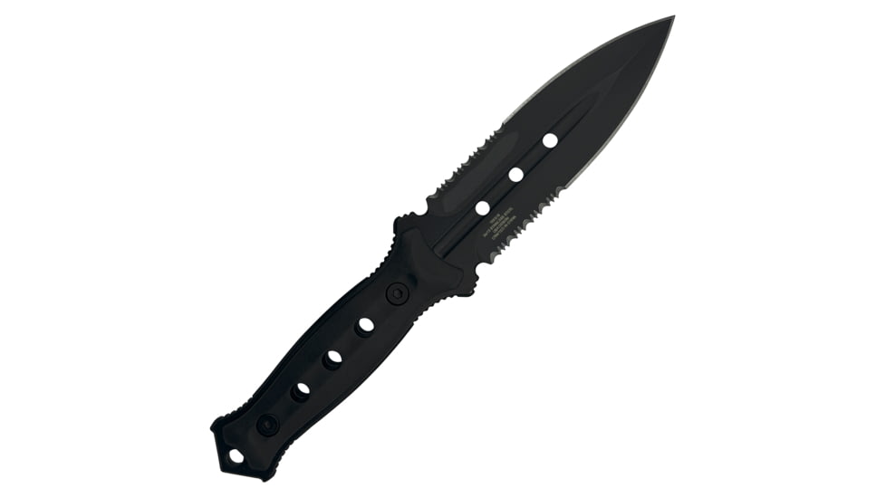 Takumitak Unrestricted Fixed Blade Knife, 4.5in, 3Cr13 Blade, Spear Point, FRN, Black, TKF316