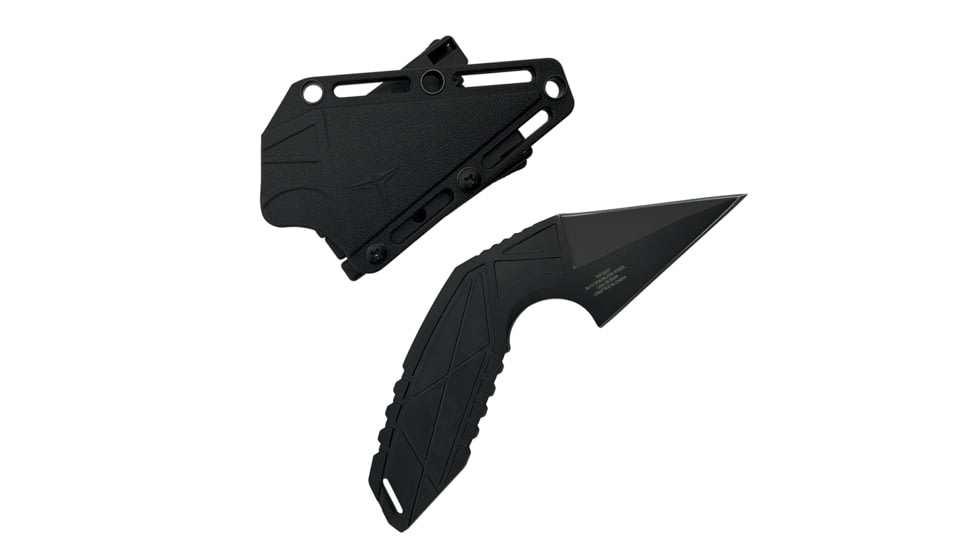 Takumitak Void Fixed Blade Knife, 2.5 in Blade , 3cr13, Black, TKF3S07