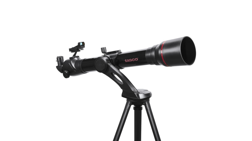 Tasco Spacestation 70x800mm Refractor AZ Red Dot Finderscope, Black, 49070800