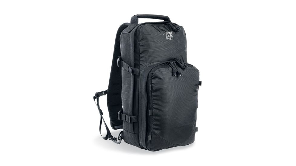 Tasmanian Tiger Tac Sling Pack, 12 Liters Volume, 700D Cordura, Black, TT-7961-040