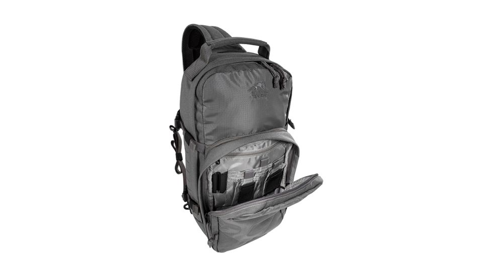 Tasmanian Tiger Tac Sling Pack, 12 Liters Volume, 700D Cordura, Carbon, TT-7961-043