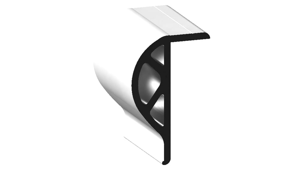 Taylor Made Dock Pro Commercial Grade Double Molded P Shape Vinyl Dock Edging 10ft, Small, 46031