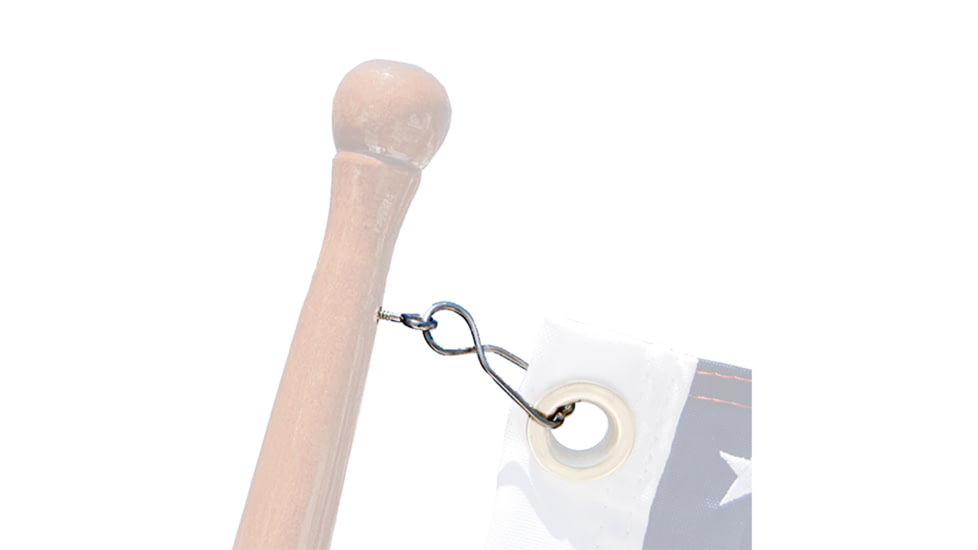 Taylor Made Flag Clips w/SS Screw Eyes 4pk Skipper 65130