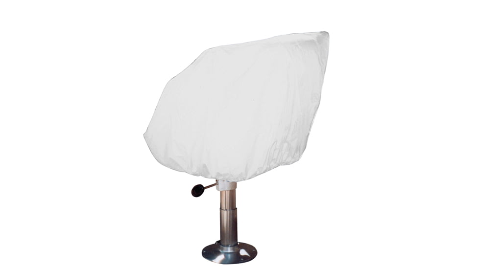 Taylor Made Helm/Bucket/Fixed Back Boat Seat Cover - Vinyl White 65042