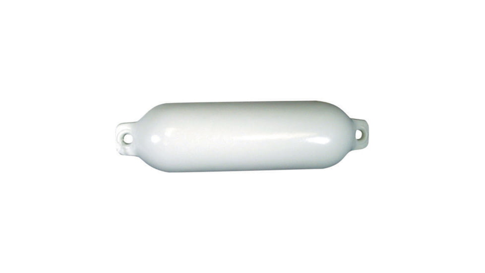 Taylor Made Hull Gard Inflatable Vinyl Fender, 4.5in x 16in, White, 1021