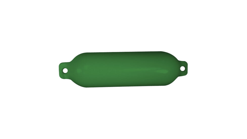 Taylor Made Hull Gard Inflatable Vinyl Fender, 6.5in x 23in, Hunter Green, 541023