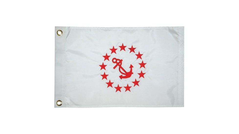 Taylor Made Nylon Officer Flag 12in x 18in Rear Commodore, 93078