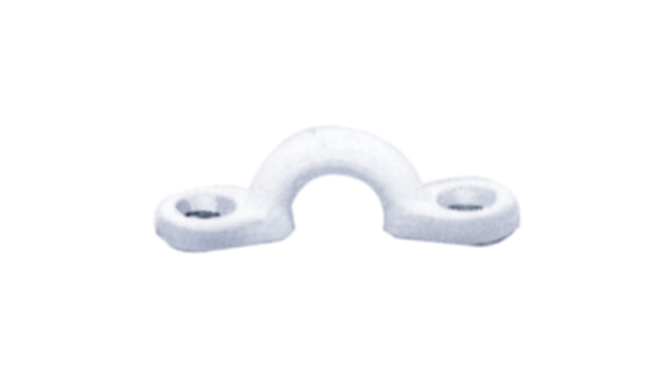 Taylor Made Plastic Strap Eyes For Bimini Boatop, White, 11714
