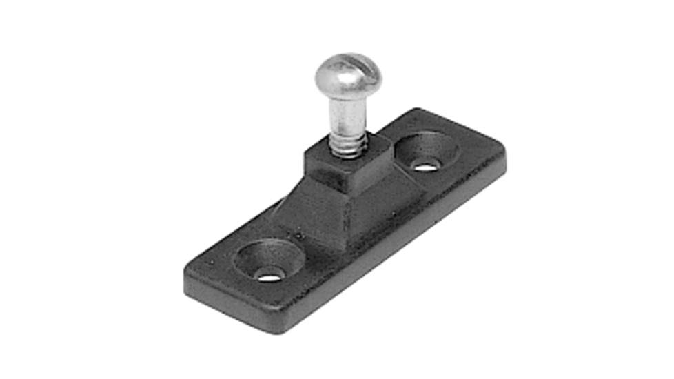 Taylor Made Side-Mount Deck Hinge For Bimini Boatop, Black, 11721