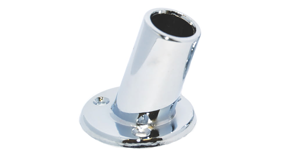 Taylor Made Slanted Chrome Plated Flag Pole Socket 1&quot; 65148