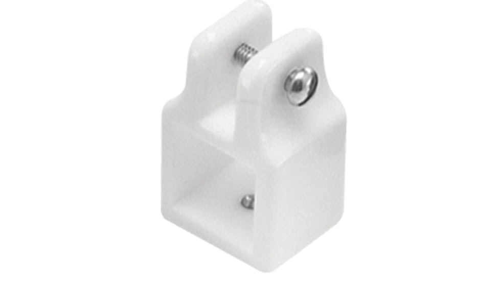 Taylor Made Square Tube Bimini Boatop Jaw Slide, White, 11830