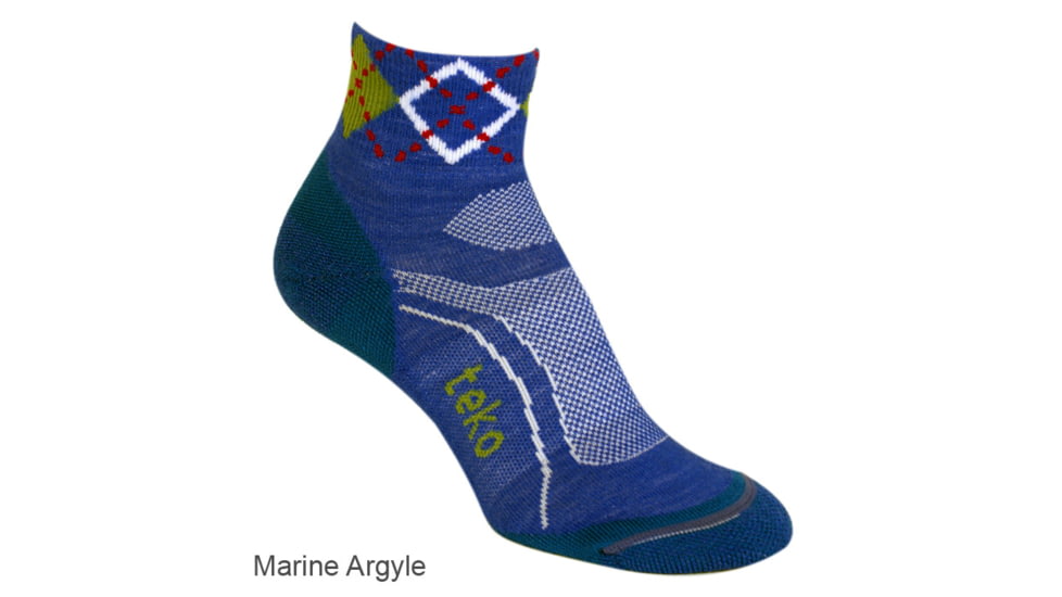 Teko Merino MiniCrew Ws - Marine Argyle L